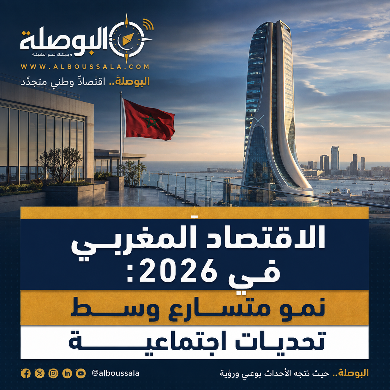 الاقتصاد المغربي في 2026: نمو متسارع وسط تحديات اجتماعية